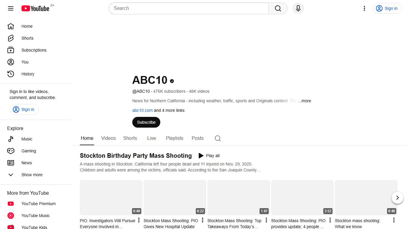 ABC10 - YouTube